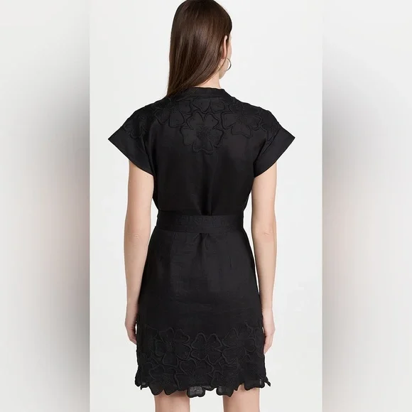 Veronica Beard Archie embroidered floral dress size 8 - Picture 6 of 14